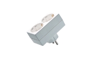 Imagine Cuplă PVC Martin Kaiser cu contact de împământare IP44 Alb - 552/KWS