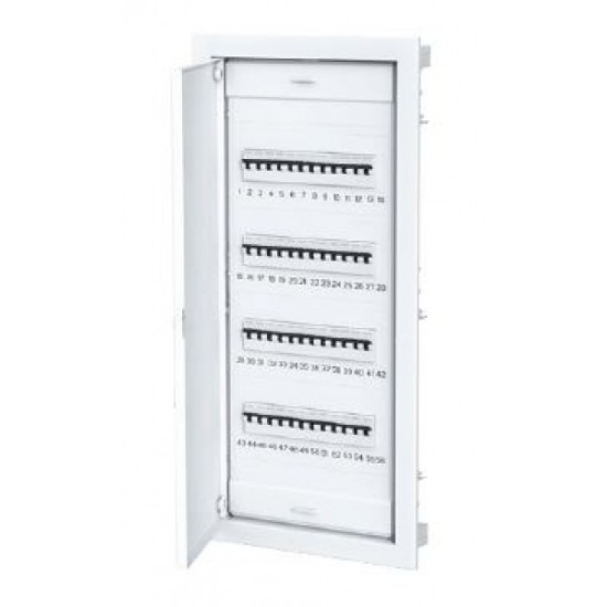 Imagine Tablou electric metalic incastrat 48+8 module Scame IP40 usa mata
