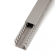 Imagine Canal cablu perforat 40x60mm 2m/buc Canalux gri