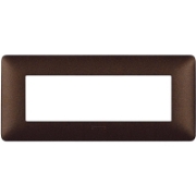 Imagine Placă Bticino Matix 3 module, culoare iron