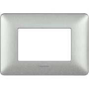 Imagine Placă Bticino Matix 3 module, culoare iron