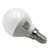 Imagine Bec Power LED Sferic E14 6W Mat Alb Rece 6200K 230V - Lumen