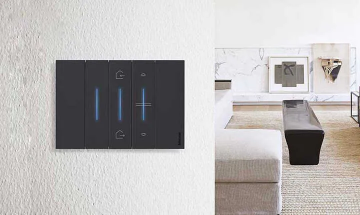Arată detalii pentru Placă ornament 2 module centrată - Antracit Imagine Placă ornament 2 module centrată - Antracit