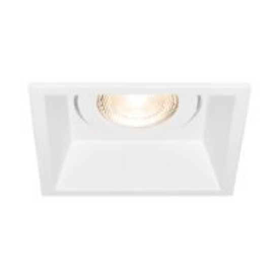 Imagine Carcasă albă pătrată pentru GU10/GU5.3 Tetra-CF