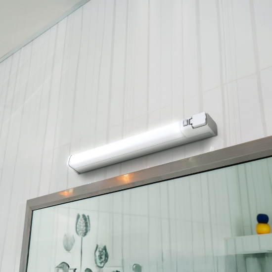 Imagine Lampa pentru oglindă 4000K cu priză AC IP44 Extra Avide ALML-IP44AC-15W