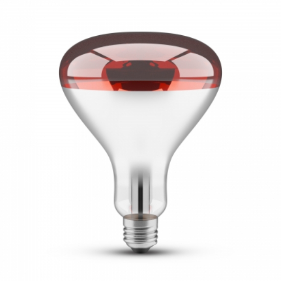 Imagine Bec Infraroșu Avide Rubin E27 100W Roșu