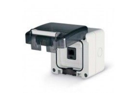 Imagine Priză Schuko Încăstrată IP66 cu Protecție SCAME 137.4407