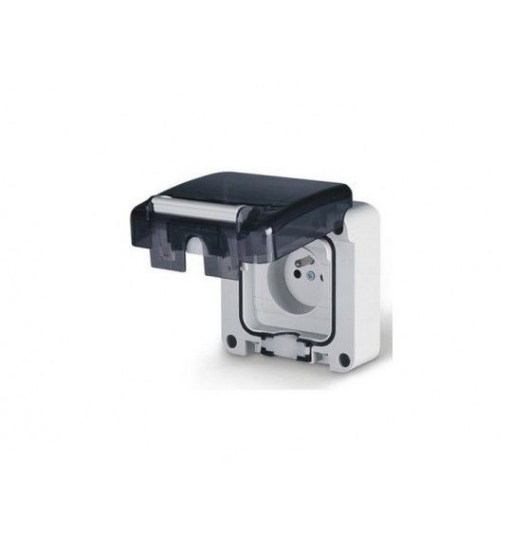 Imagine Priză Schuko Încăstrată IP66 cu Protecție SCAME 137.4407