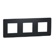 Imagine Ramă Schneider Electric Noua Unica Studio 3 module, antracit