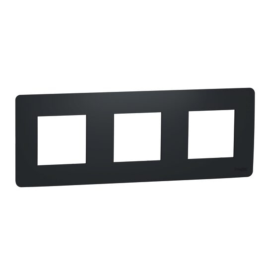Imagine Ramă Schneider Electric Noua Unica Studio 3 module, antracit