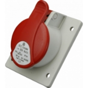 Imagine Priză industrială încastrată 16A 400V IP54 IEN 1653 SEZ