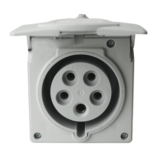 Imagine Priză industrială montaj aparent 5P 32A IP44 IZVN 3253