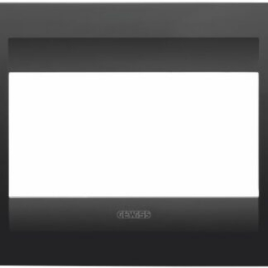Imagine Rama decorativă Gewiss Chorus Geo 4 module negru satinat