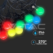 Imagine Șir iluminat festiv IP44 10M 0.5W x 20 RGBY