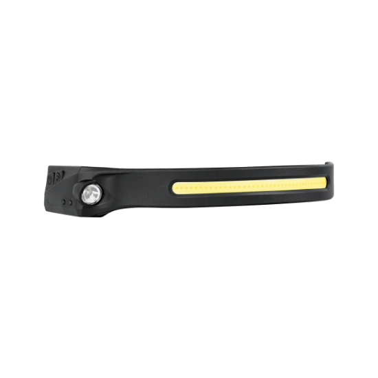 Imagine Lanternă frontală LED+COB 3W+5W cu acumulator Rebel