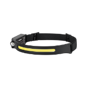 Imagine Lanternă frontală LED+COB 3W+5W cu acumulator Rebel