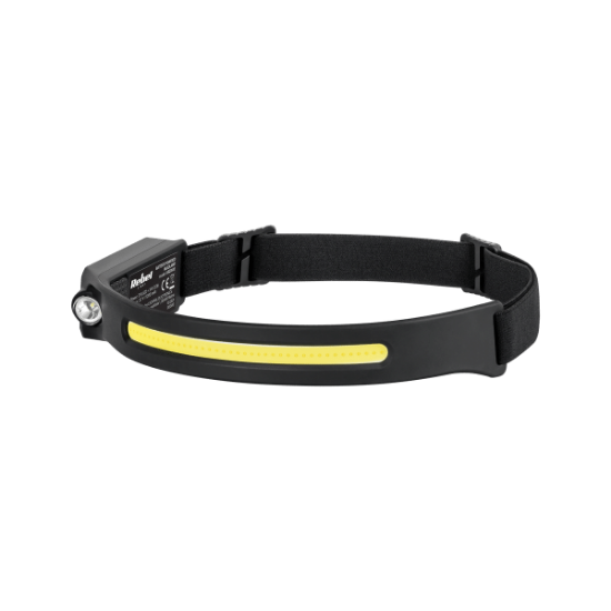 Imagine Lanternă frontală LED+COB 3W+5W cu acumulator Rebel
