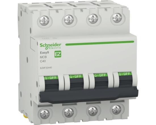 Imagine Siguranță automată 4P 40A C 4.5kA Easy9 Schneider