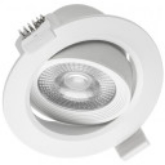 Imagine Spot LED mobil încastrat rotund alb 5W 4000K IP20 GTV