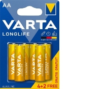 Imagine Baterie alcalină VARTA LR03 Blister 4+2 buc