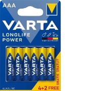 Imagine Baterie alcalină VARTA LR03 Blister 4+2 buc
