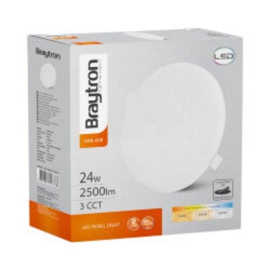 Imagine Spot LED rotund încastrat 24W 2500LM 3IN1 alb