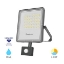 Imagine Proiector LED PF 50W 3IN1 cu Senzor 5500LM cu Lentilă 90° IP65 Gri