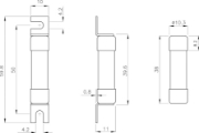 Imagine Siguranță fuzibilă CH10x38 gPV 13A/1000V DC
