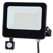 Imagine Proiector LED Slim 20W 6500K cu Senzor IP54 Negru