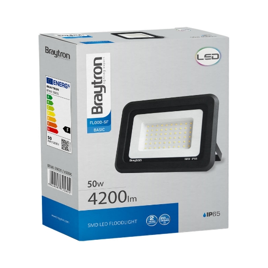Imagine Proiector LED SF 50W SMD 4200LM 6500K IP65 Negru