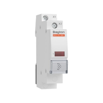 Arată detalii pentru Indicator LED pe șină DIN 230V roșu BRG1-114 Braytron Imagine Indicator LED pe șină DIN 230V roșu BRG1-114 Braytron