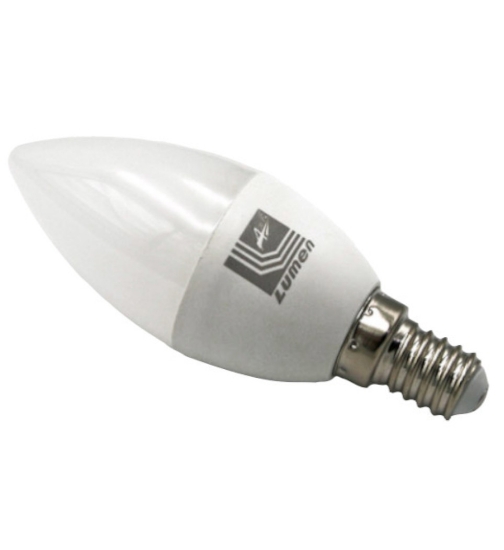 Imagine Bec LED lumanare mat E14 6W lumina rece