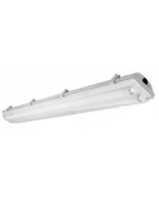 Imagine Corp etanș pentru tuburi LED 2x120cm G13 AC220-240V IP65 ABS/PS alimentare tuburi 1 singur capăt