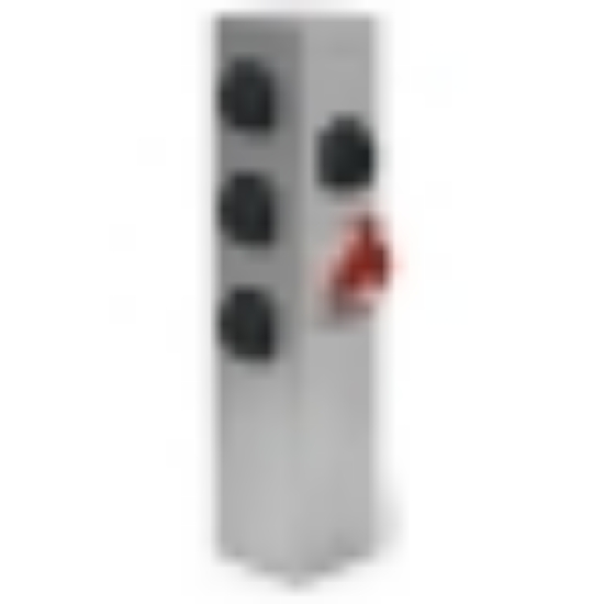 Imagine Stecher industrial aplicat 5x16A IP44