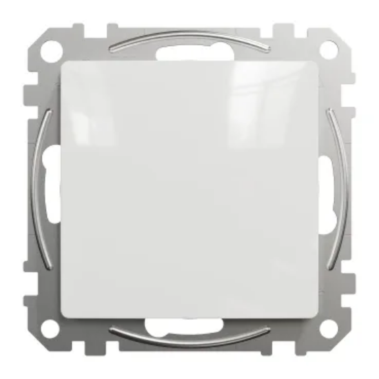 Imagine Tastă falsă unitară Schneider, alb, Sedna Design