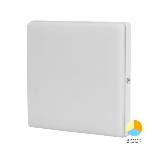 Imagine Spot LED Pătrat PT 36W 3500LM 3IN1 Alb IP20