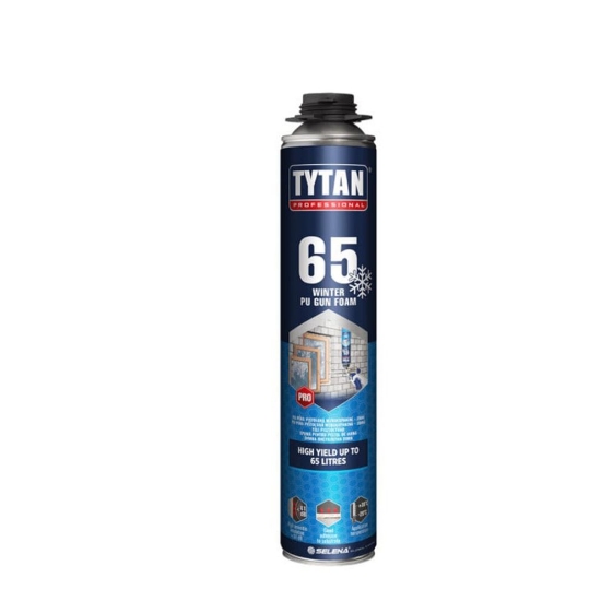Imagine Spumă Poliuretanică de Pistol Tytan 65 de Iarnă 870 ml