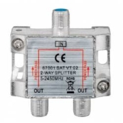 Imagine Splitter 2 căi Power Pass 5-2450 MHz