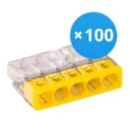 Imagine Clema de legătură pentru doză, 5x2,5mm², PUSH-Wire, WAGO 2273-205