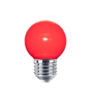 Imagine Bec LED 1W G45 E27 Roșu Braytron