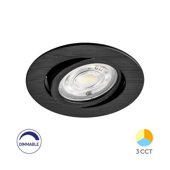 Imagine Corp de iluminat LED 2W 130lm 3000K VECTOR-A RND Negru IP65