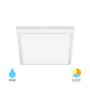Imagine Spot LED Pătrat 20W 2000lm 3in1 Alb IP40
