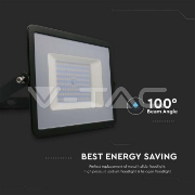 Imagine Reflector LED SMD 100W 6500K IP65 - Negru