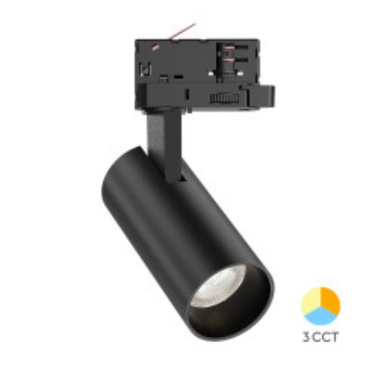 Imagine Spot LED pe șină P15 Negru 3in1 15W 1560LM Monofazic