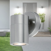 Imagine Corp de perete rotund gri cu dulie 2xGU10