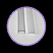 Imagine Dispersor transparent pentru profil PT&ST 2 m