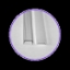 Imagine Dispersor transparent pentru profil PT&ST 2 m