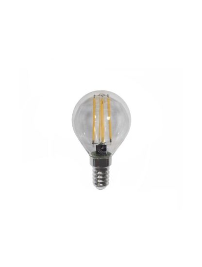 Imagine Bec LED COG Sferic Clar E14 4W Lumină Caldă