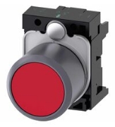 Imagine Buton panou 22mm roșu STOP