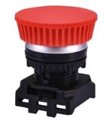 Imagine Buton panou 22mm roșu STOP